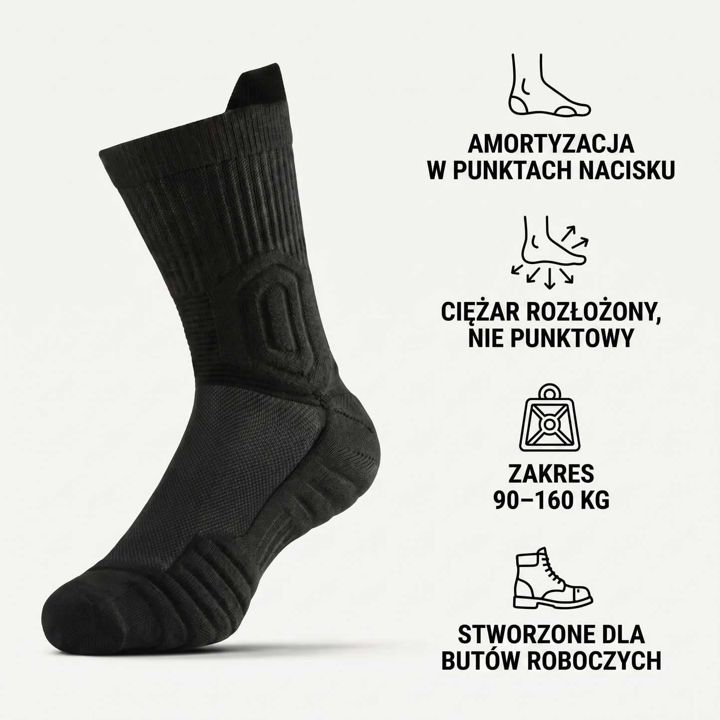 HART PRO - Skarpety Robocze z Amortyzacją