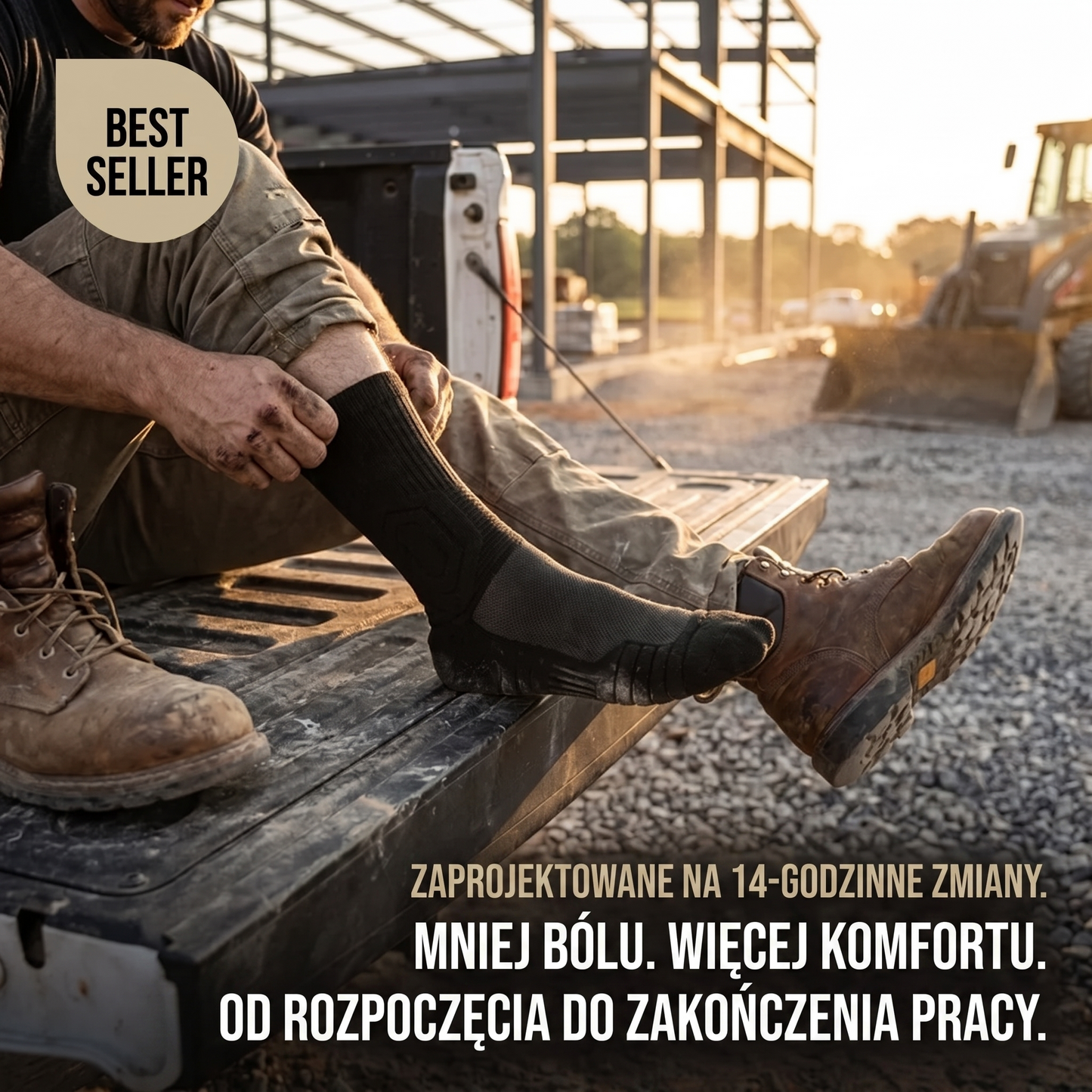 HART PRO - Skarpety Robocze z Amortyzacją
